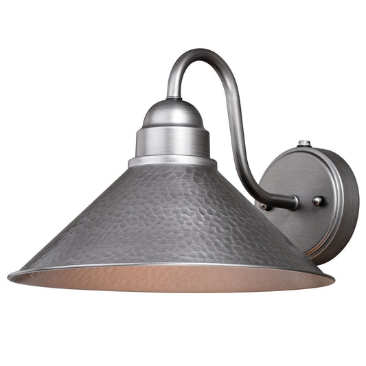 Vaxcel - T0494 - One Light Outdoor Wall Mount - Outland - Brushed Pewter
