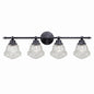 Vaxcel - W0191 - Four Light Vanity - Huntley - Oil Rubbed Bronze