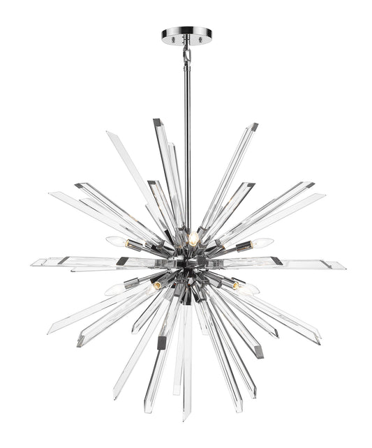 Z-Lite - 4003-10CH - Ten Light Chandelier - Burst - Chrome