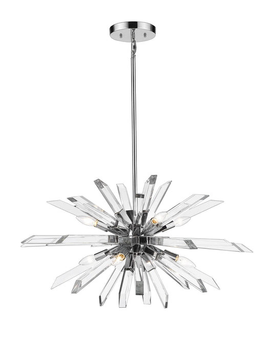 Z-Lite - 4003-8L-CH - Eight Light Chandelier - Burst - Chrome