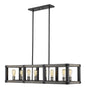 Z-Lite - 472-8L-ABB - Eight Light Linear Chandelier - Kirkland - Ashen Barnboard