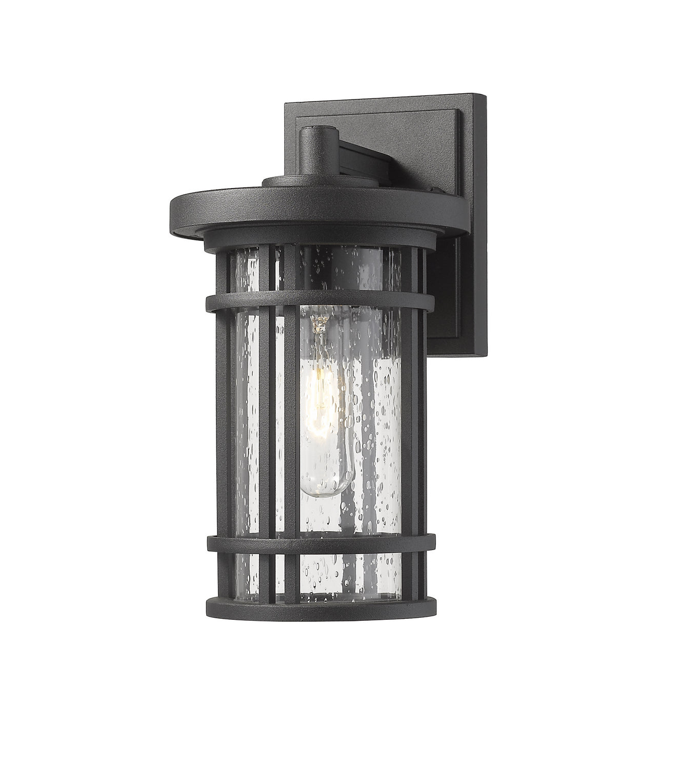 Z-Lite - 570S-BK - One Light Outdoor Wall Mount - Jordan - Black