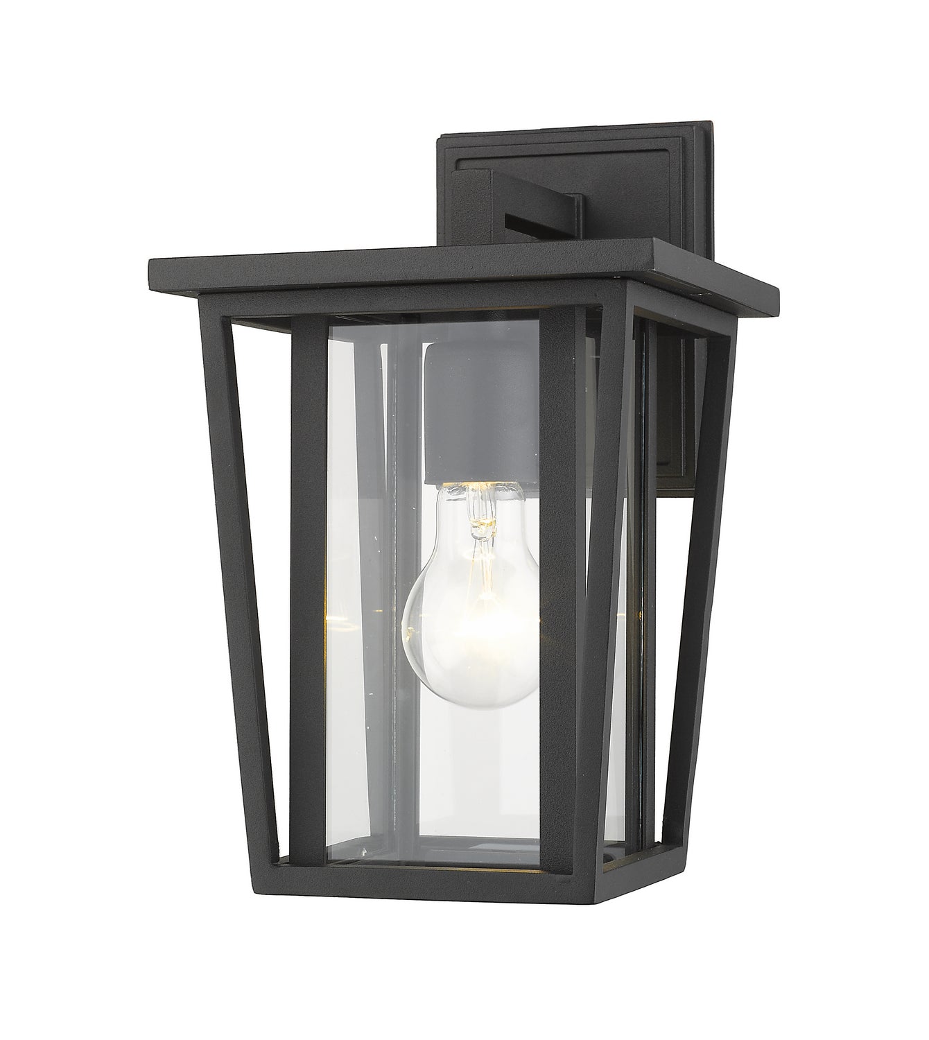 Z-Lite - 571S-BK - One Light Outdoor Wall Mount - Seoul - Black