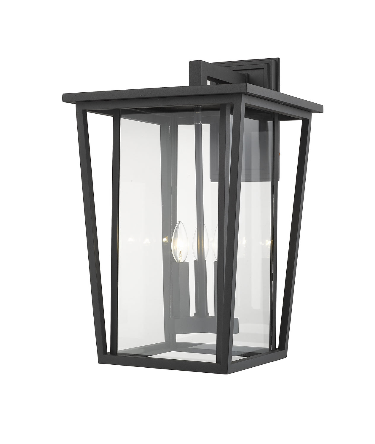 Z-Lite - 571XL-BK - Three Light Outdoor Wall Sconce - Seoul - Black