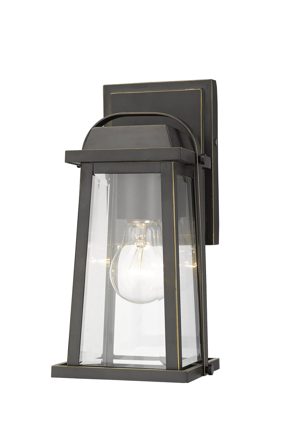 Z-Lite - 574S-ORB - One Light Outdoor Wall Mount - Millworks - Oil Rubbed Bronze