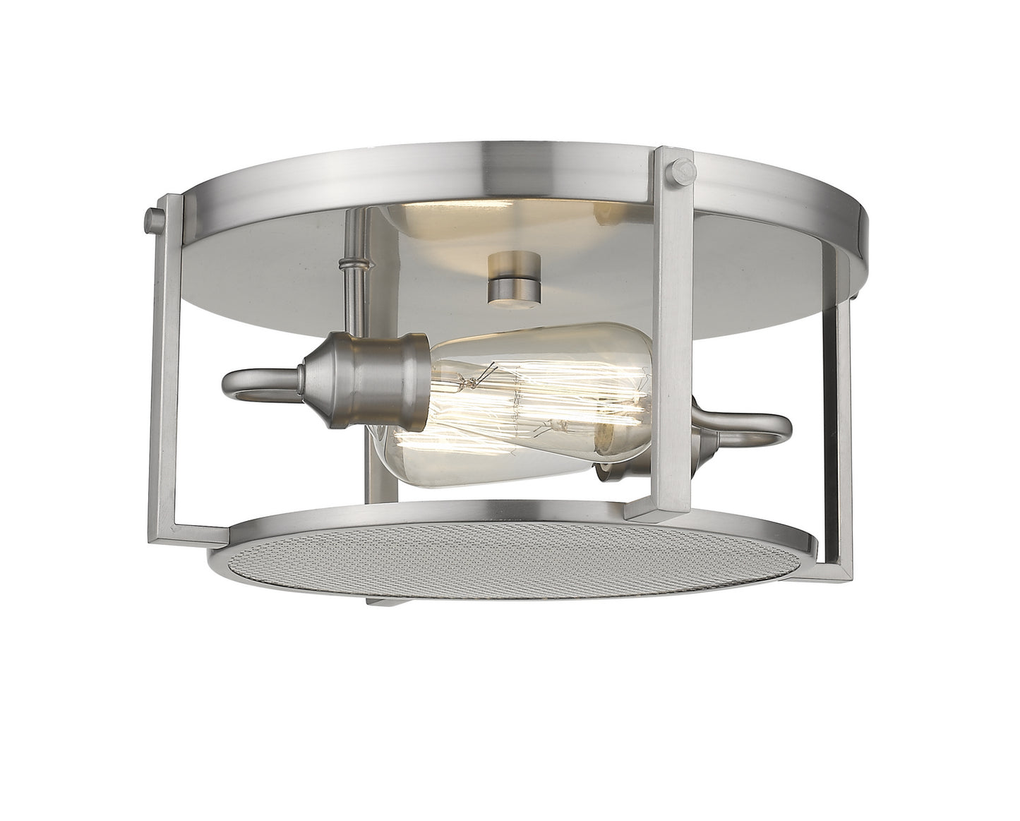 Z-Lite - 723F13-BN - Two Light Flush Mount - Halcyon - Brushed Nickel