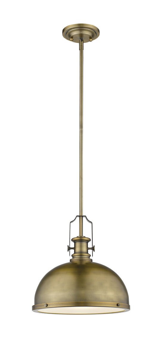 Z-Lite - 725P12-HBR - One Light Pendant - Melange - Heritage Brass