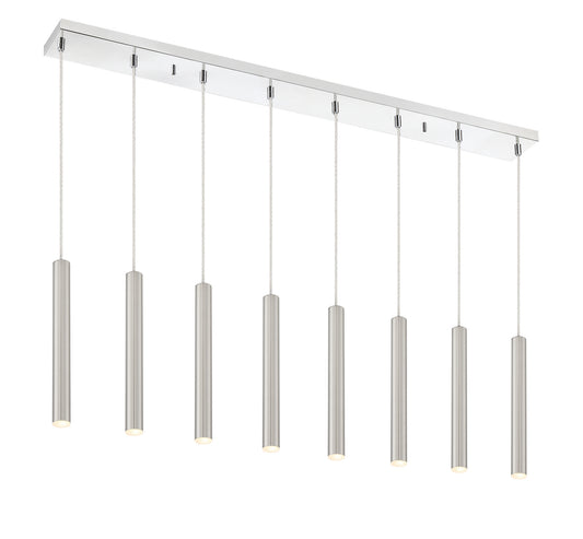 Z-Lite - 917MP12-BN-LED-8LCH - LED Linear Chandelier - Forest - Chrome