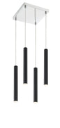 Z-Lite - 917MP12-MB-LED-4SCH - LED Chandelier - Forest - Matte Black