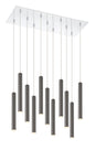 Z-Lite - 917MP12PBL-LED-11LCH - LED Chandelier - Forest - Chrome