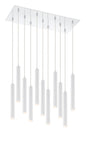 Z-Lite - 917MP12-WH-LED-11LCH - LED Chandelier - Forest - Chrome