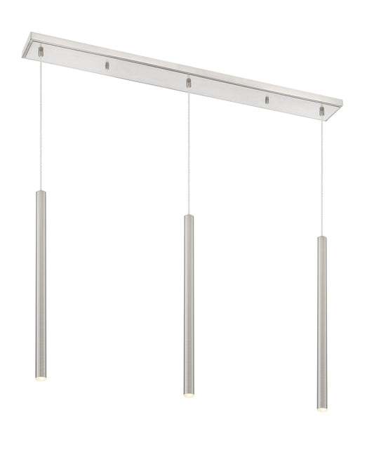 Z-Lite - 917MP24-BN-LED-3LBN - LED Linear Chandelier - Forest - Brushed Nickel