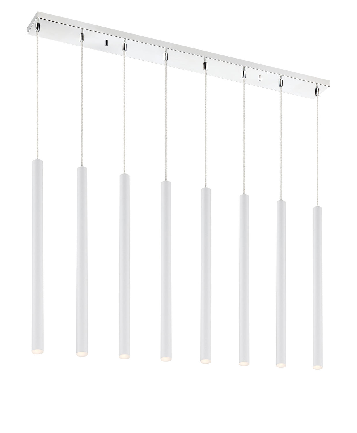 Z-Lite - 917MP24-WH-LED-8LCH - LED Linear Chandelier - Forest - Chrome