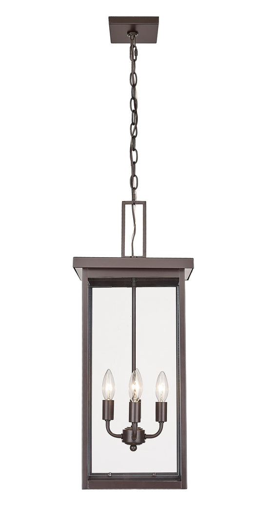 Millennium - 42605-PBZ - Four Light Outdoor Hanging Lantern - Barkeley - Powder Coated Bronze