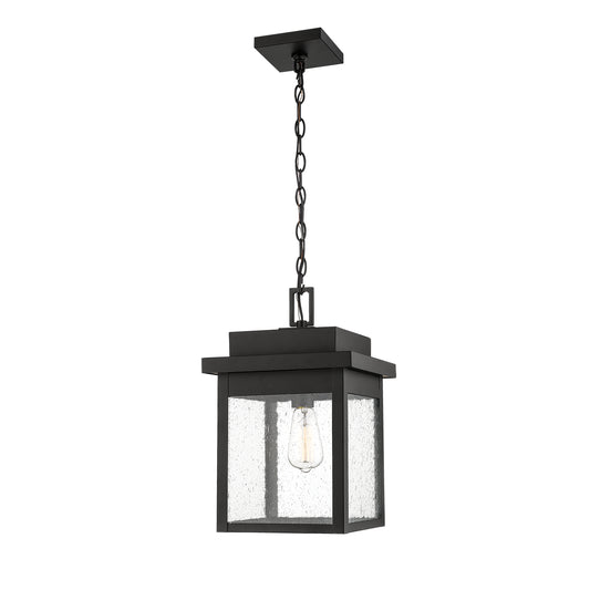 Millennium - 2665-PBK - One Light Outdoor Hanging Lantern - Belle Chasse - Powder Coated Black