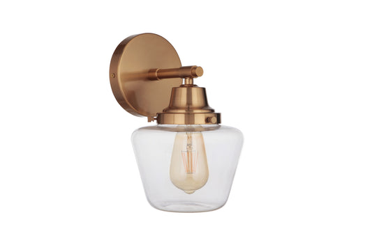 Craftmade - 19507SB1 - One Light Wall Sconce - Essex - Satin Brass