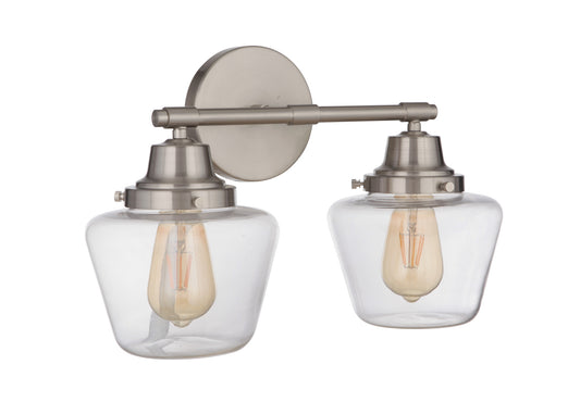 Craftmade - 19518BNK2 - Two Light Vanity - Essex - Brushed Polished Nickel