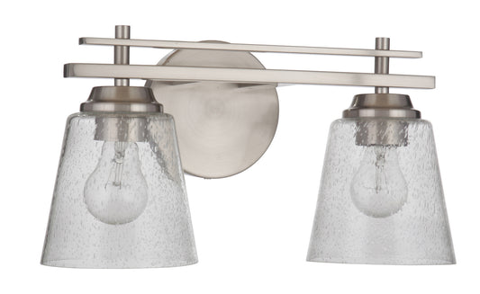 Craftmade - 19616BNK2 - Two Light Vanity - Drake - Brushed Polished Nickel