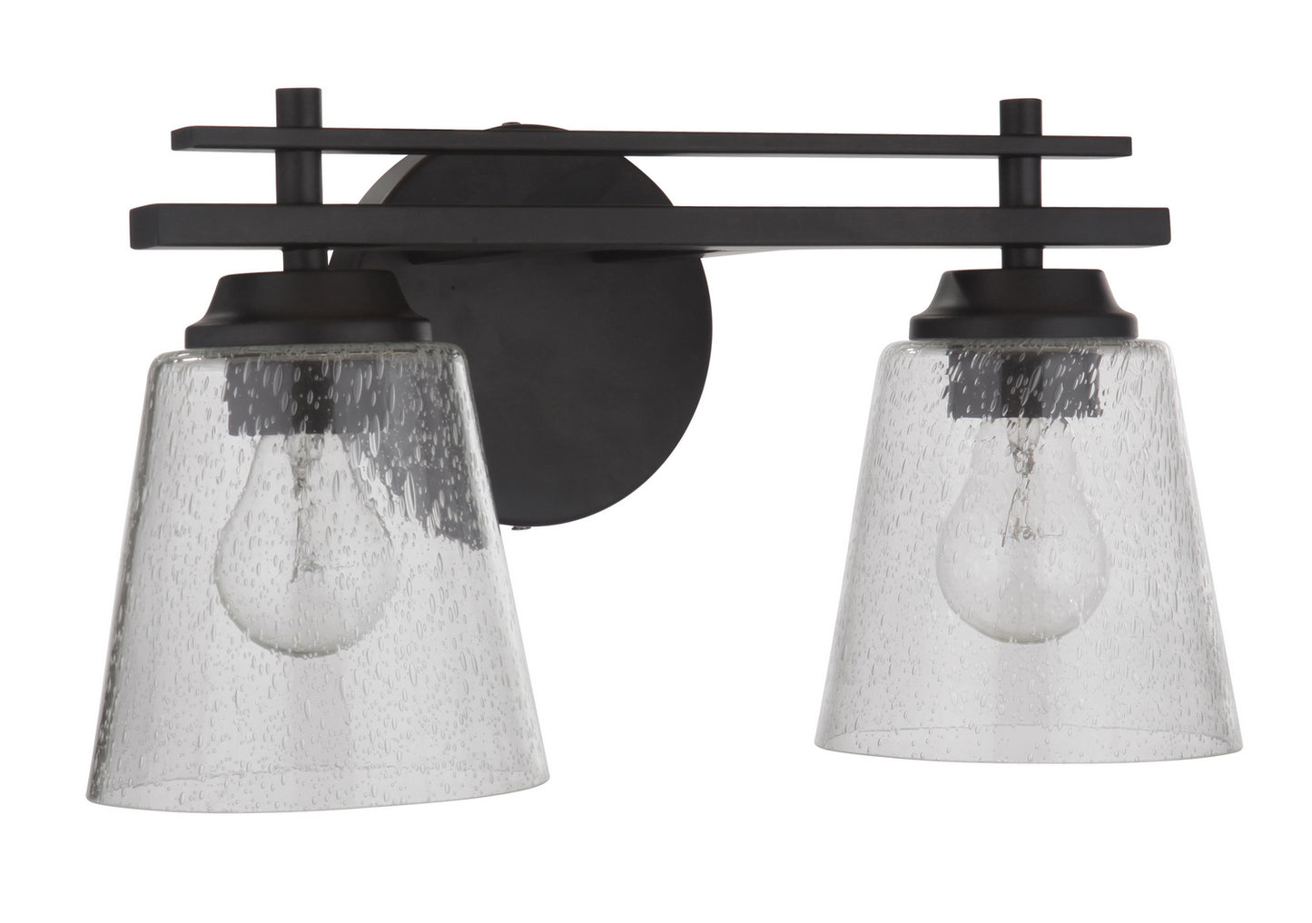 Craftmade - 19616FB2 - Two Light Vanity - Drake - Flat Black