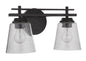 Craftmade - 19616FB2 - Two Light Vanity - Drake - Flat Black