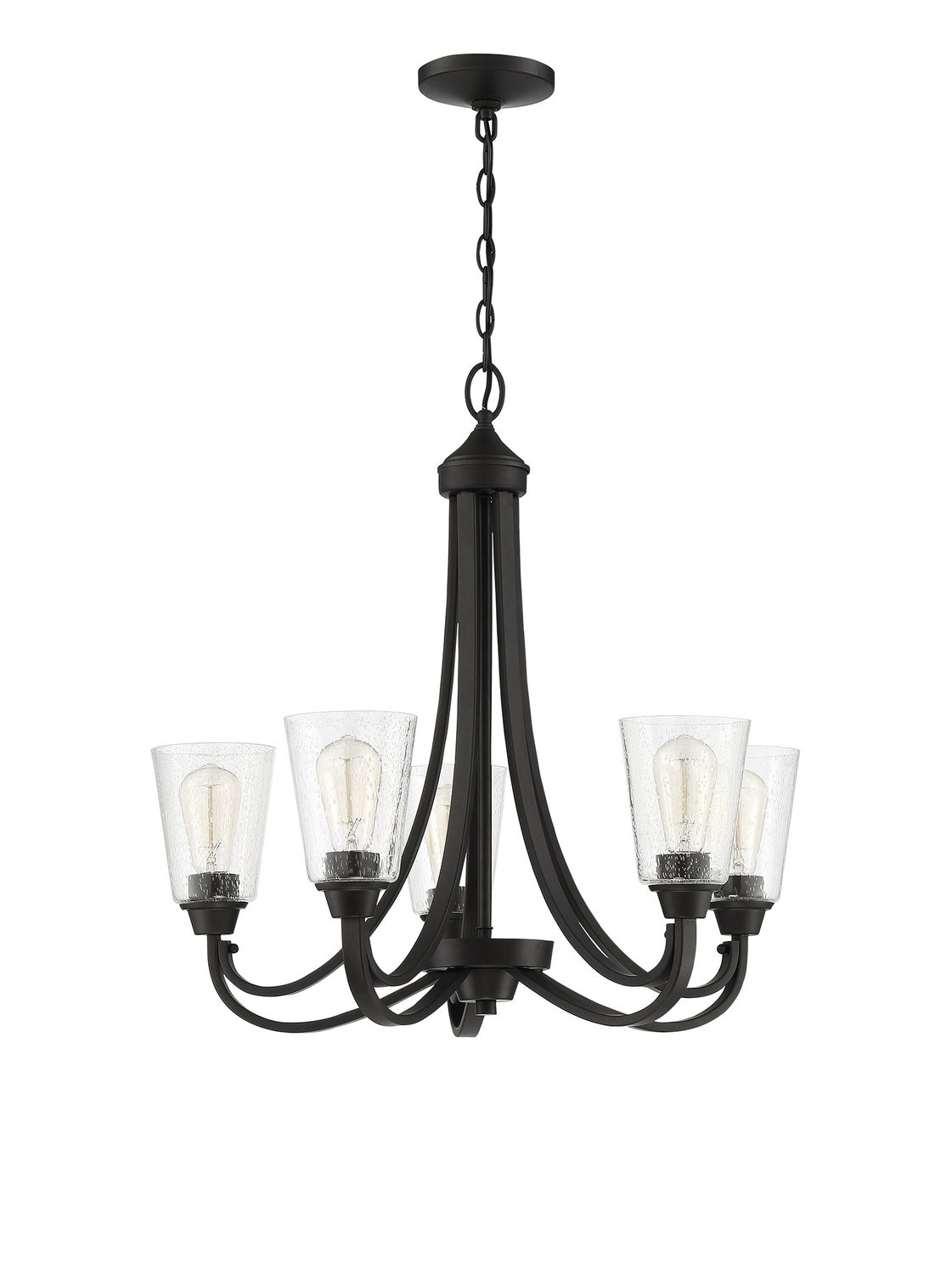 Craftmade - 41925-ESP-CS - Five Light Chandelier - Grace - Espresso