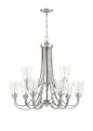 Craftmade - 41929-BNK-CS - Nine Light Chandelier - Grace - Brushed Polished Nickel