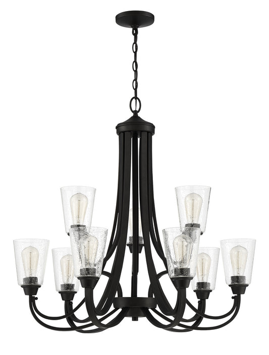 Craftmade - 41929-ESP-CS - Nine Light Chandelier - Grace - Espresso