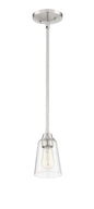 Craftmade - 41991-BNK-CS - One Light Mini Pendant - Grace - Brushed Polished Nickel