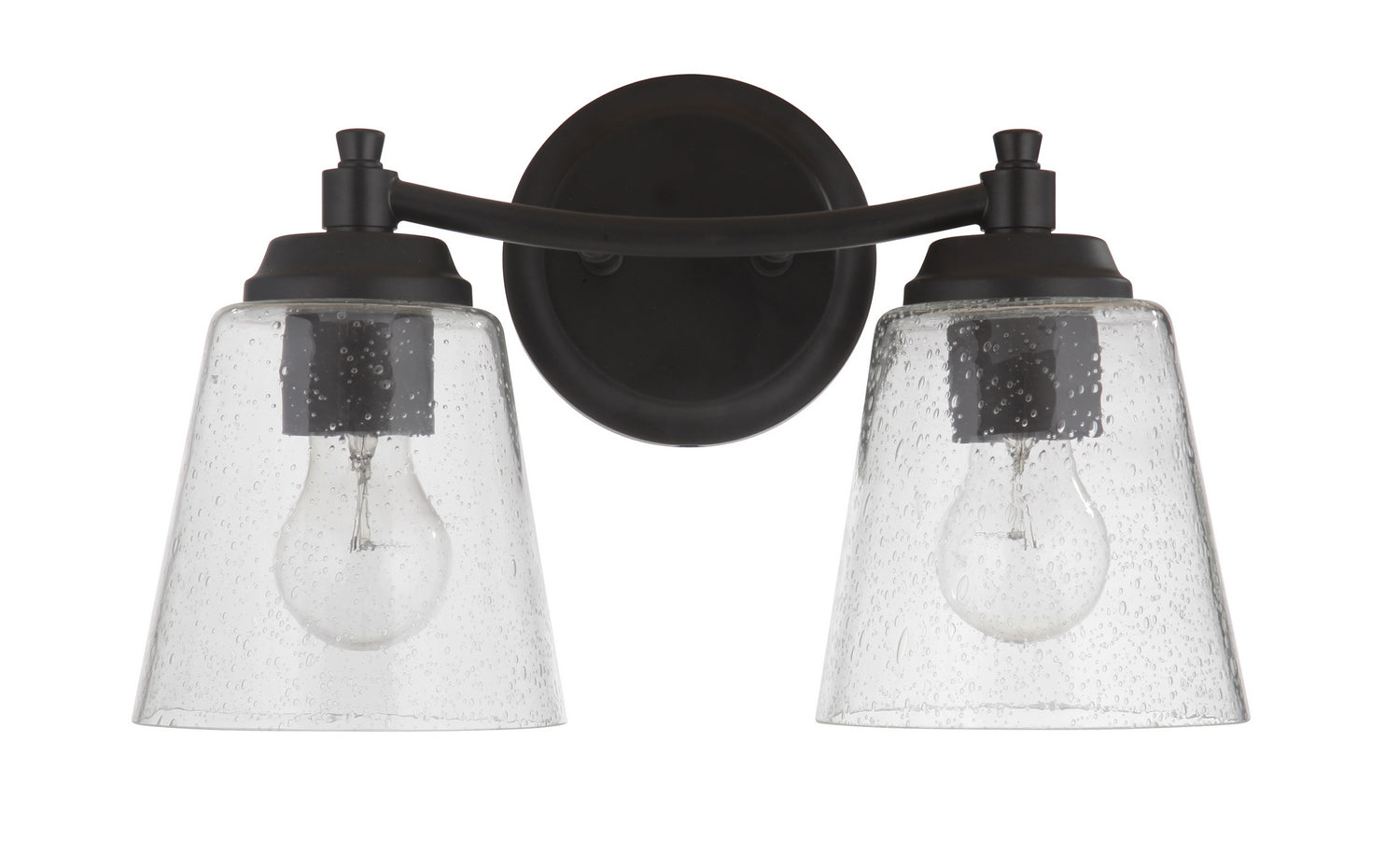 Craftmade - 50202-FB - Two Light Vanity - Tyler - Flat Black