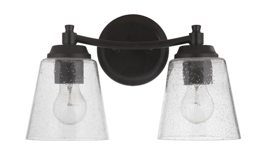 Craftmade - 50202-FB - Two Light Vanity - Tyler - Flat Black