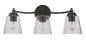 Craftmade - 50203-FB - Three Light Vanity - Tyler - Flat Black
