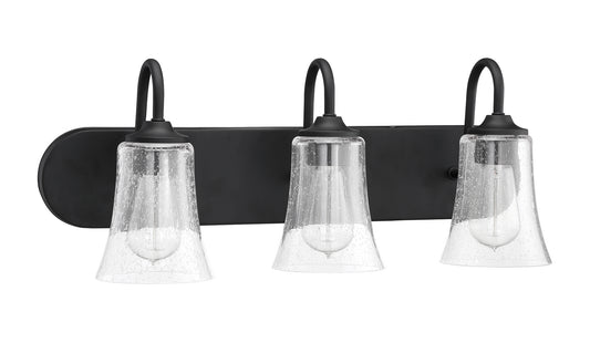 Craftmade - 50403-FB - Three Light Vanity - Gwyneth - Flat Black