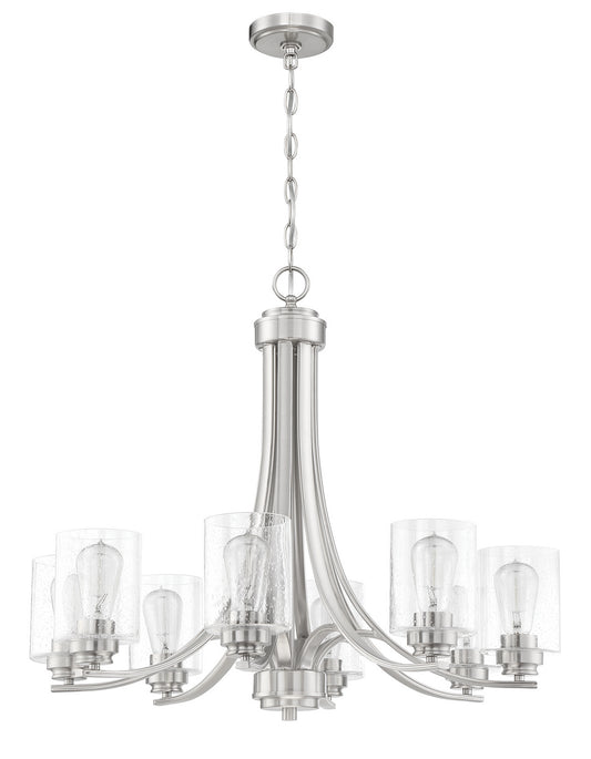 Craftmade - 50528-BNK - Eight Light Chandelier - Bolden - Brushed Polished Nickel