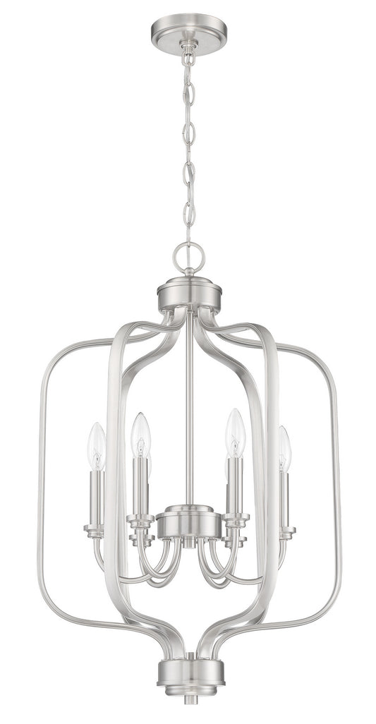Craftmade - 50536-BNK - Six Light Foyer Pendant - Bolden - Brushed Polished Nickel