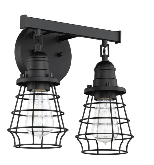 Craftmade - 50602-FB - Two Light Vanity - Thatcher - Flat Black