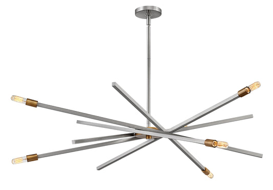 Hinkley - 4766BN - LED Chandelier - Archer - Brushed Nickel