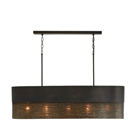 Capital Lighting - 835151GI - Five Light Island Pendant - Sana - Grey Iron