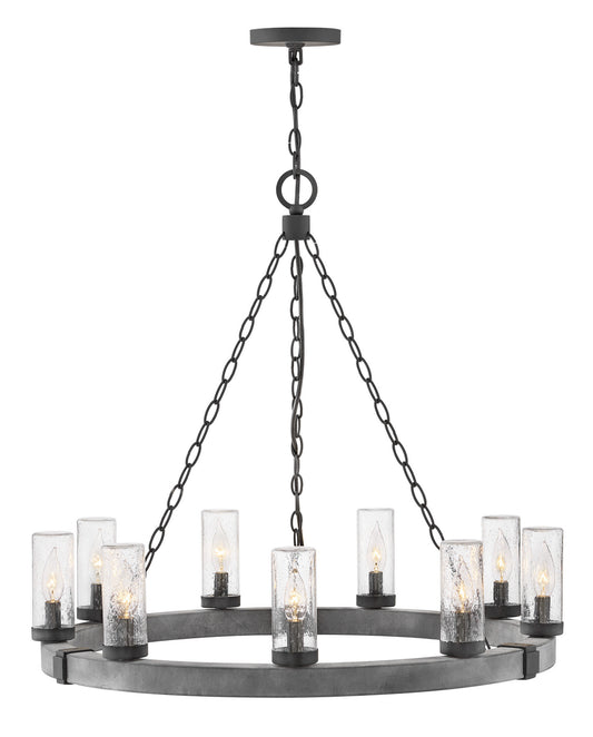 Hinkley - 29208DZ-LL - LED Chandelier - Sawyer - Aged Zinc
