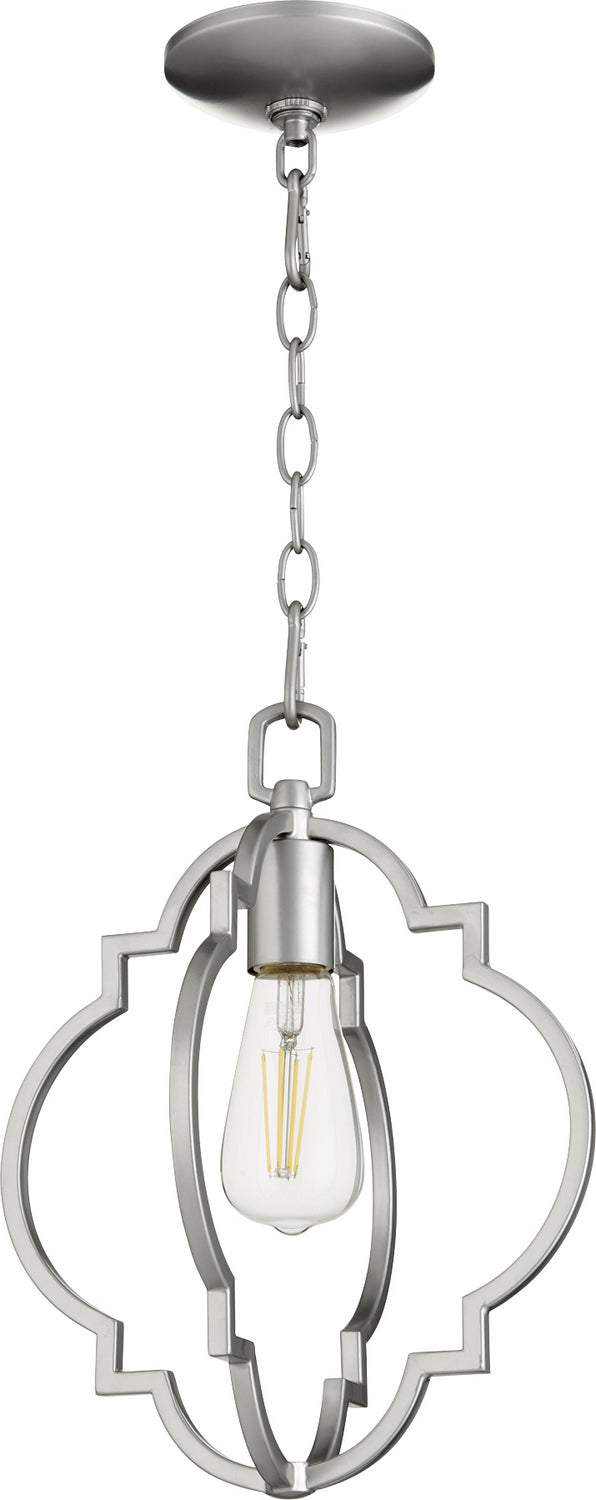 Quorum - 3842-64 - One Light Pendant - Dublin - Classic Nickel