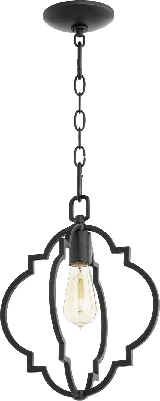 Quorum - 3842-69 - One Light Pendant - Dublin - Textured Black