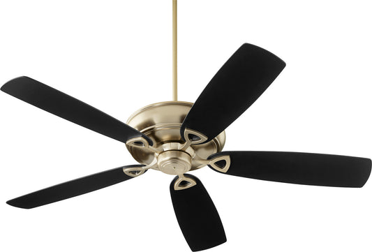 Quorum - 40625-80 - 62"Ceiling Fan - Alto - Aged Brass