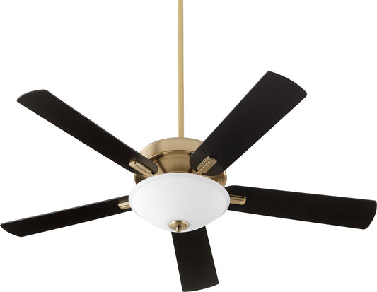 Quorum - 54525-80 - 52"Ceiling Fan - Premier - Aged Brass