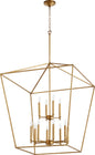 Quorum - 604-12-74 - 12 Light Entry Pendant - Gabriel - Gold Leaf