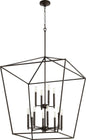 Quorum - 604-12-86 - 12 Light Entry Pendant - Gabriel - Oiled Bronze