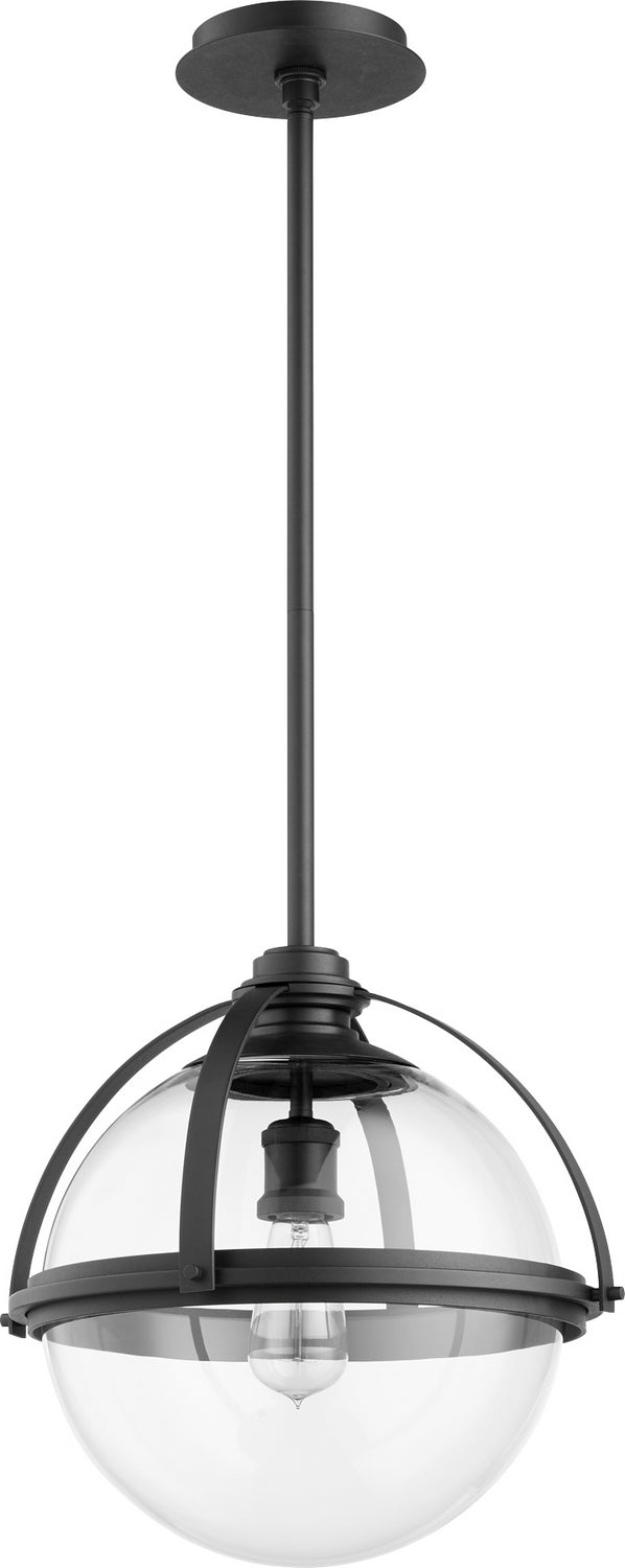 Quorum - 88-15-69 - One Light Pendant - Meridian Globe Pendants - Textured Black