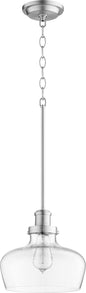 Quorum - 8831-65 - One Light Pendant - 8831 Pendants - Satin Nickel