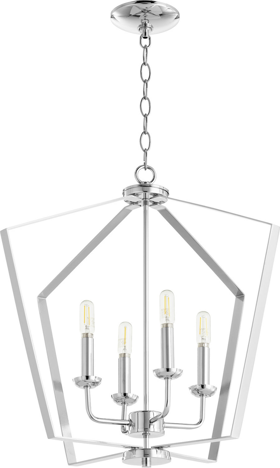 Quorum - 894-4-14 - Four Light Entry Pendant - 4LT Entry Series - Chrome