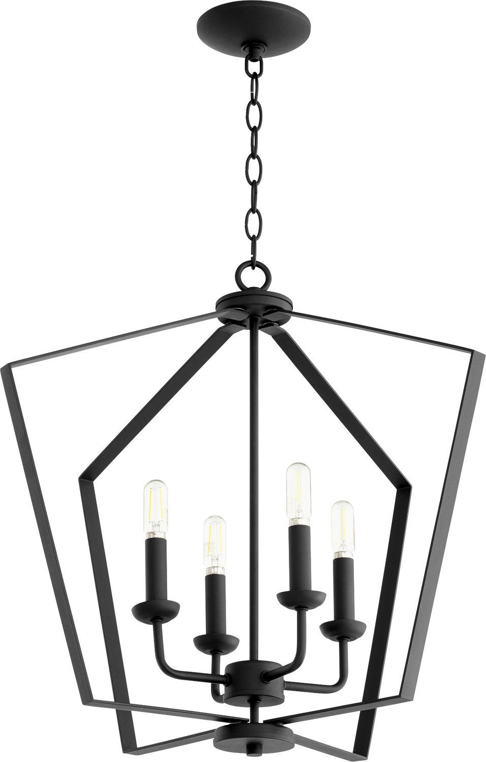 Quorum - 894-4-69 - Four Light Entry Pendant - 4LT Entry Series - Textured Black