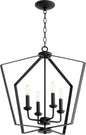 Quorum - 894-4-69 - Four Light Entry Pendant - 4LT Entry Series - Textured Black