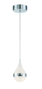 George Kovacs - P1453-077-L - LED Mini Pendant - Moonshot - Chrome